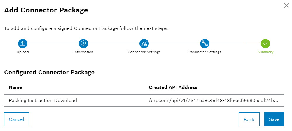 Add Connector Package